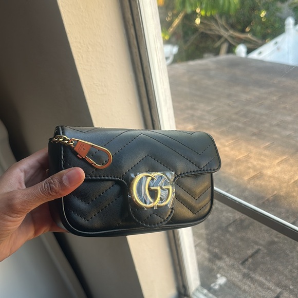 Designer inspired classy leather crossbody chrome hardware bag ❌❌ - Picture 11 of 16